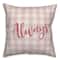 Always &#x26; Forever Pink Buffalo Check Throw Pillow